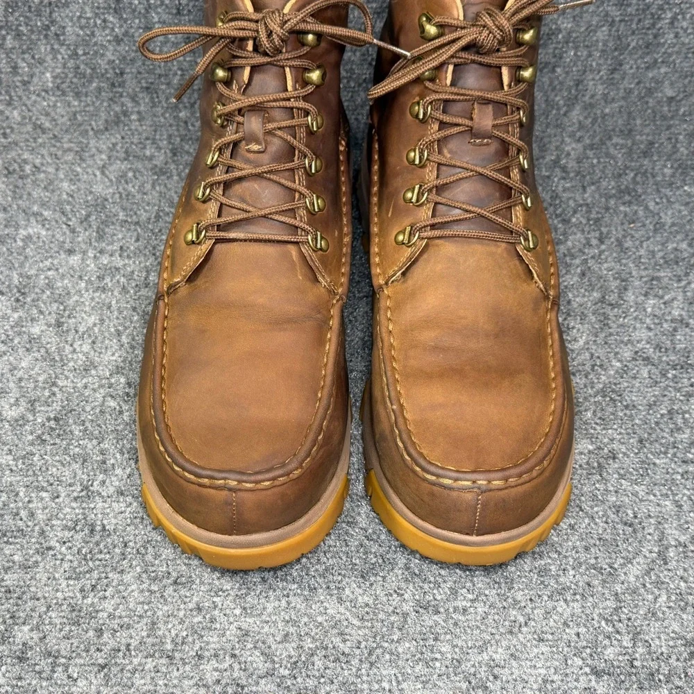 Twisted X CellStretch Work Boots Men's 13 Brown Leather Composite Toe Lace Up
